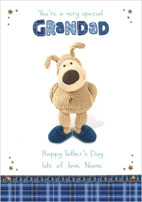 Boofle - For Grandad on Father's Day Card