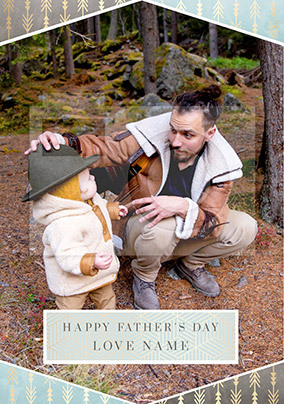 Happy Father's Day Personalised Photo Card