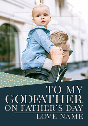 Godfather on Father's Day Photo Card