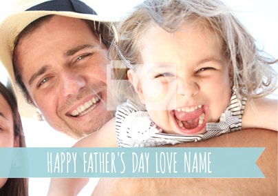 Happy Days - Father's Day Card Banner