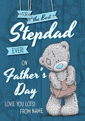 Me To You Stepdad Father's Day Personalised Card