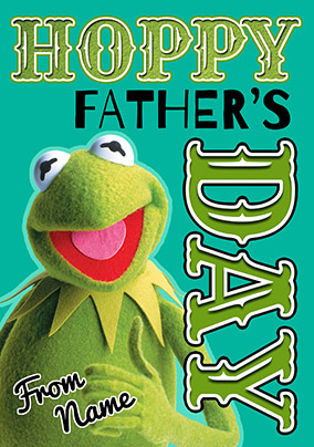 Kermit the Frog Father's Day Card