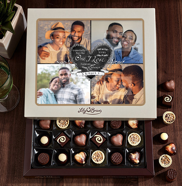 The One I Love Photo Chocolates - 30 Box