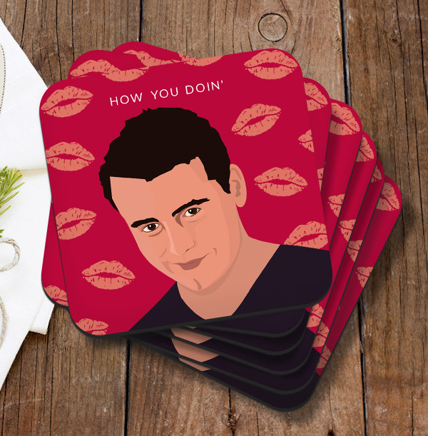 How You Doin' Personalised Coaster