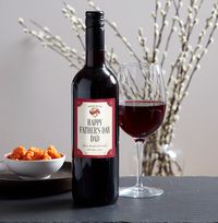 Tap to view Happy Father's Day Red Wine - Personalised