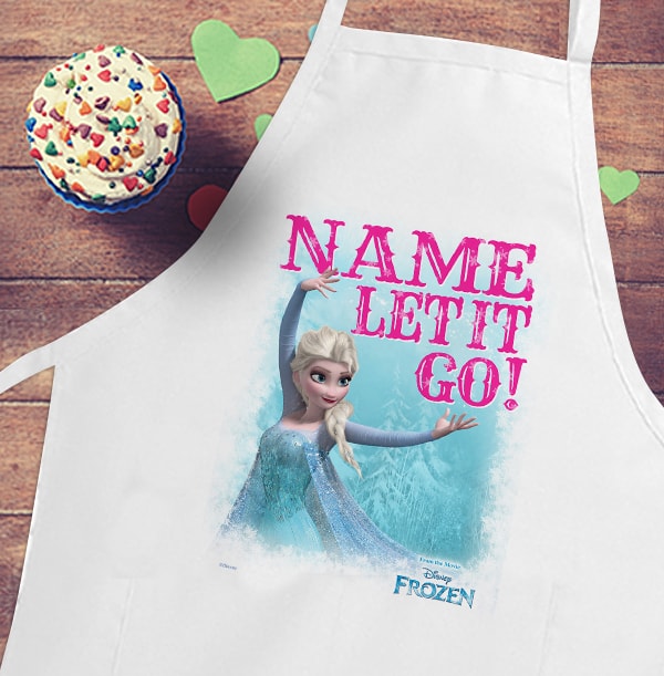 ZDISC Elsa Personalised Apron - Disney Frozen