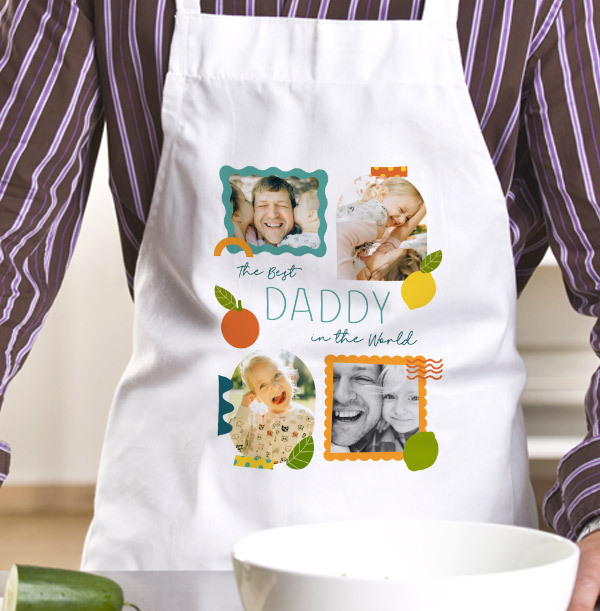 Best Daddy in the World Photo Upload Apron