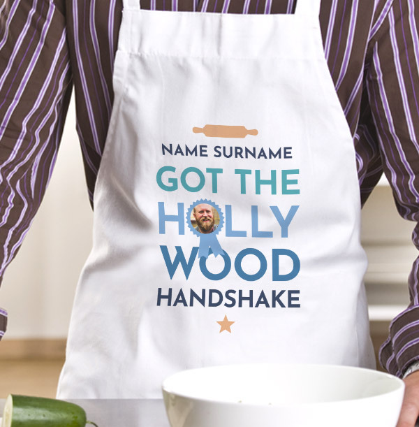 Got the Hollywood Handshake Photo Upload Apron