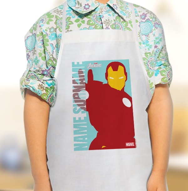 ZDISC Iron Man Personalised Apron - Armoured Avenger