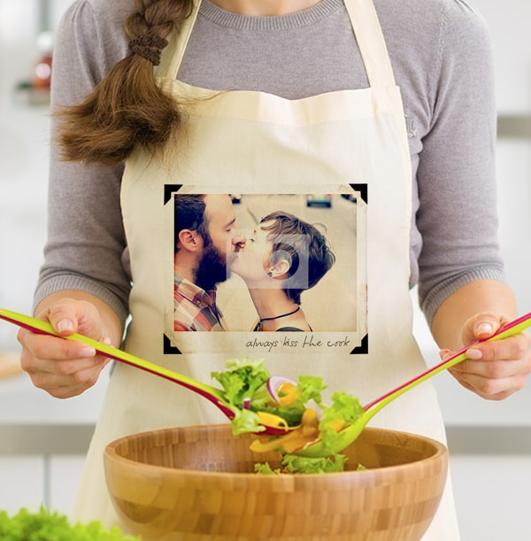 Vintage Photo Frame Personalised Apron