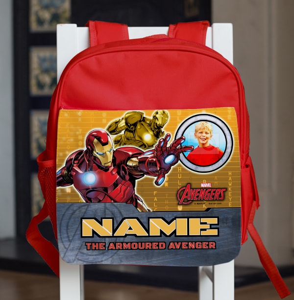 Personalised superhero outlet backpack