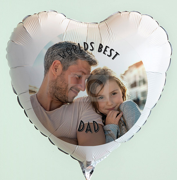 World's Best Dad Photo Balloon