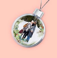 Tap to view Festive Full Photo Bauble