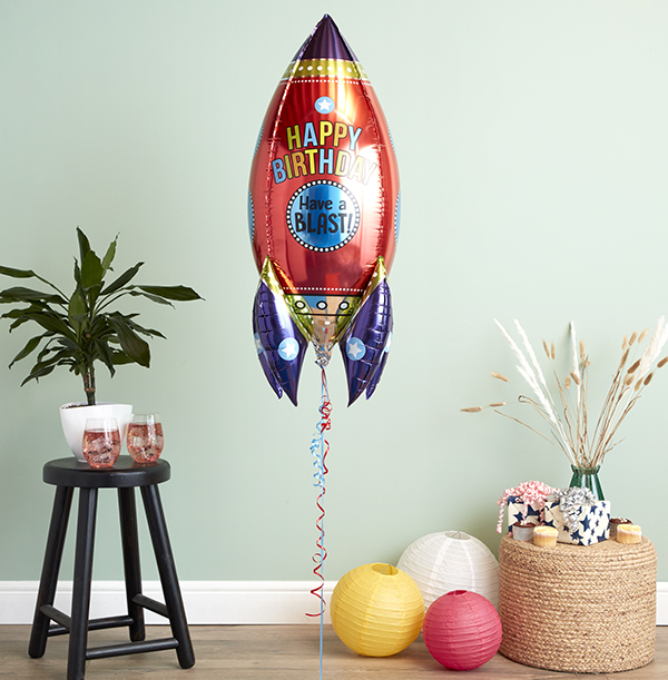 Birthday Blast Rocket Balloon