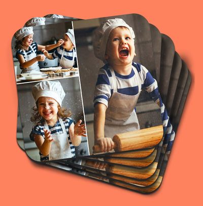 Coaster with 3 Photos