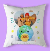 Tap to view Swizzels You Are My World Photo Upload Cushion