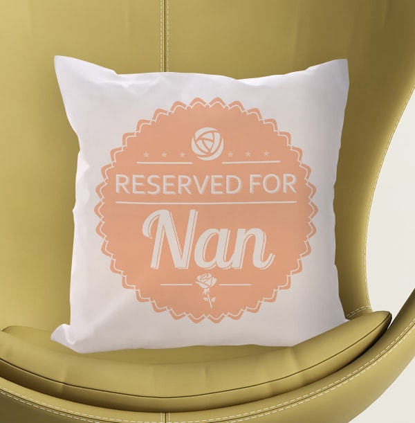 ZDISC Reserved for Nan Personalised Cushion