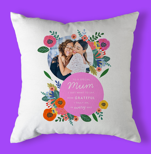 Cancer Research UK Special Mum Photo Upload Cushion