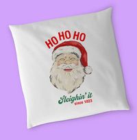 Tap to view Sleighin' It Santa Cushion