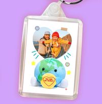 Tap to view Swizzels You Are My World Photo Upload Keyring