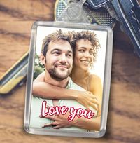 Tap to view Love You Full Photo Keyring