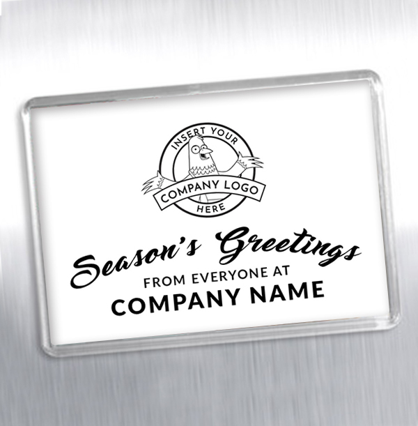 Company Logo and Text Magnet