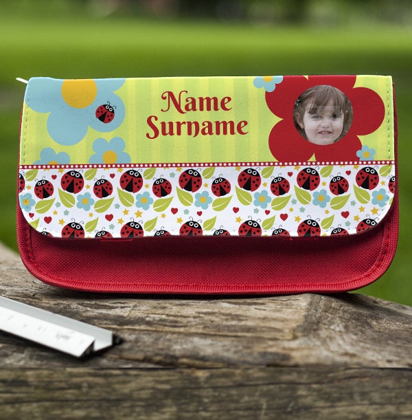 Ladybird Personalised Pencil Case