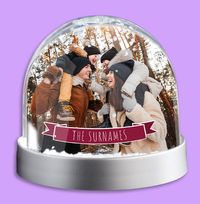 Tap to view Full Photo Upload Name Snow Globe