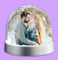 Tap to view Full Photo Upload Couple Snow Globe