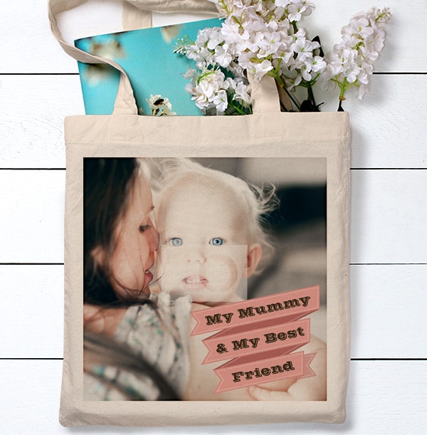 Pink Banner Photo Tote Bag