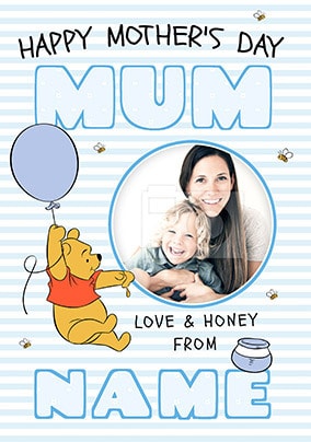 Winnie The Pooh Mother's Day From Son Card