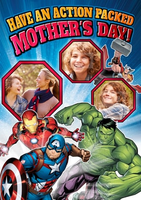 Avengers Mother's Day Photo Card