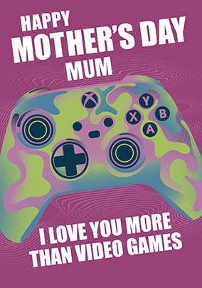 X Box Mothers Day Card