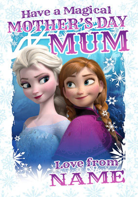 Elsa & Anna Mother's Day Card