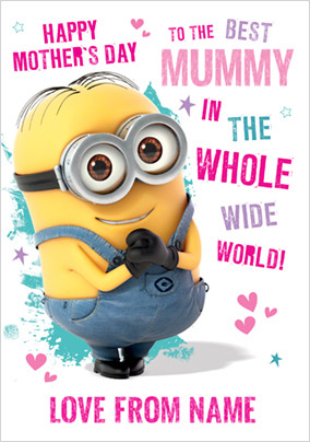 Despicable Me 2 Mother's Day Card - To the Best Mummy