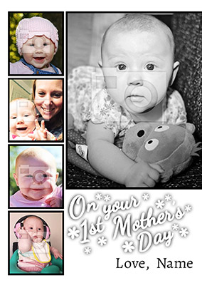 First Mother's Day Photo Upload Mother's Day Card - Essentials