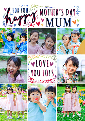 For You Multi Photo Mother's Day Card