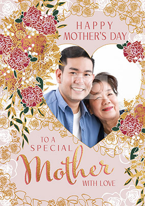 Special Mother Photo Mother's Day Card