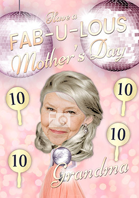 Fab-u-lous Grandma Photo Card