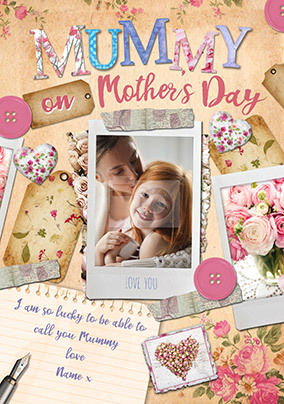 Mummy on Mother's Day Photo Card