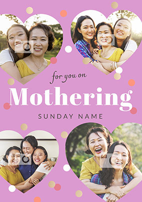 Mothering Sunday Multi Photo Card