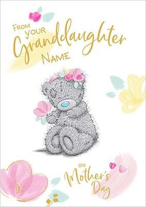 Me To You - Mother's Day from Your Granddaughter Personalised Card