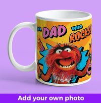 Tap to view The Muppets Dad Rocks Photo Upload Mug