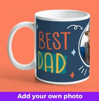 Tap to view Cancer Research UK Best Dad Photo Upload Mug