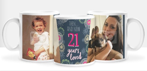 Female Photo Mug - 21 Years old