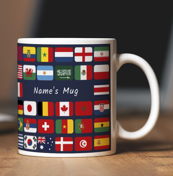 Wave Your Flag Personalised Mug