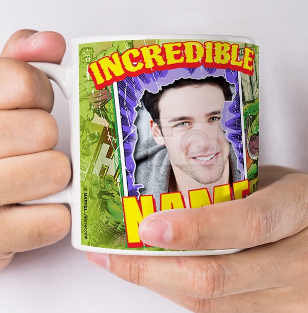 Personalised Incredible Hulk Mug - Photo Upload