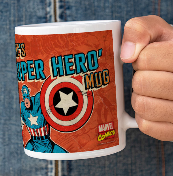 Captain America Super Hero Mug