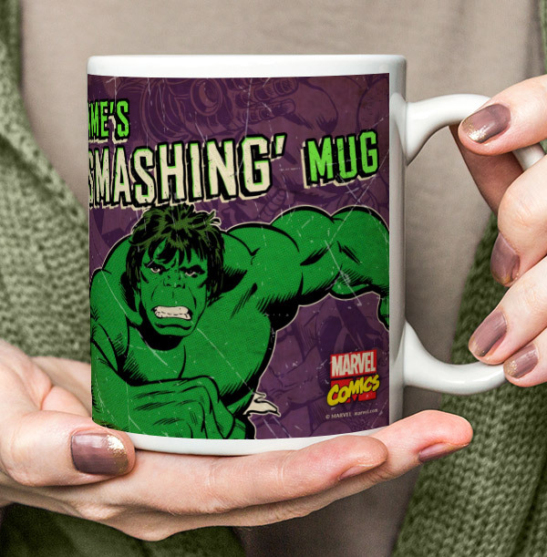 Hulk Smashing Personalised Mug