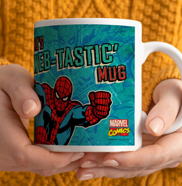 Spiderman Web-Tastic Personalised Mug